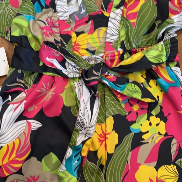 Zara Women’s Kimono Style Floral Top Sz M - Picture 4 of 9